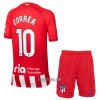 Camisola + Calções Atlético Madrid Correa 10 Criança Equipamento 1ª 23/24